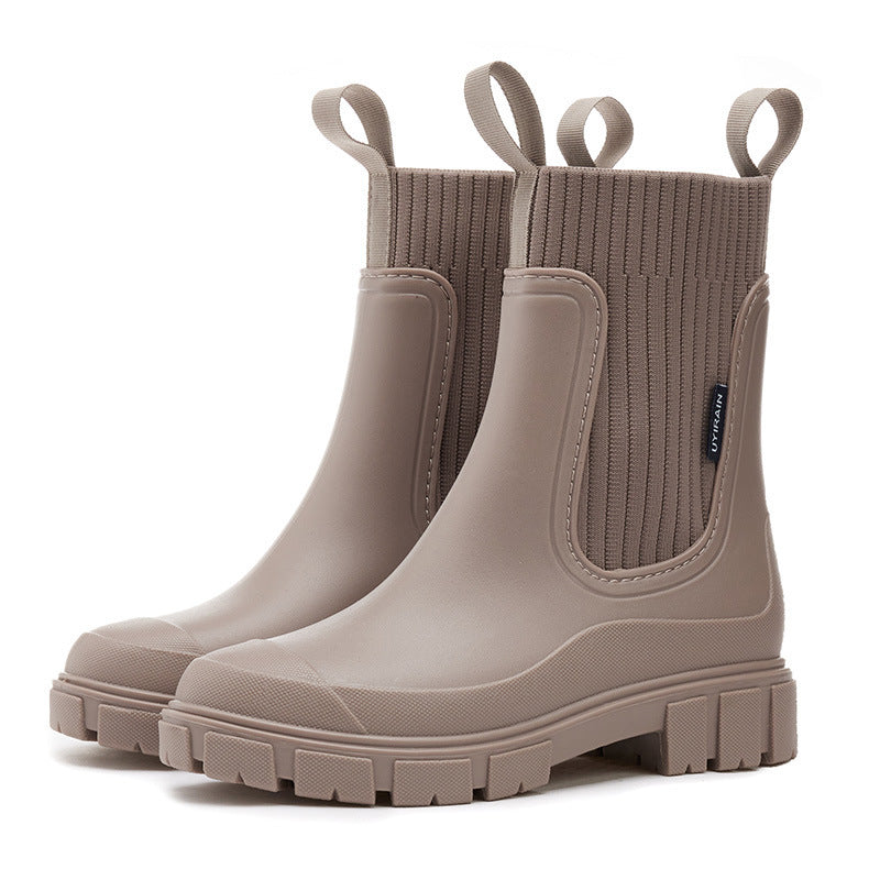 Bottes de Pluie Antidérapantes pour Femmes