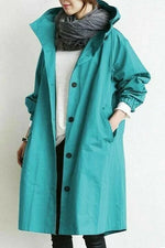 Imperméable à Capuche Oversize pour Femmes