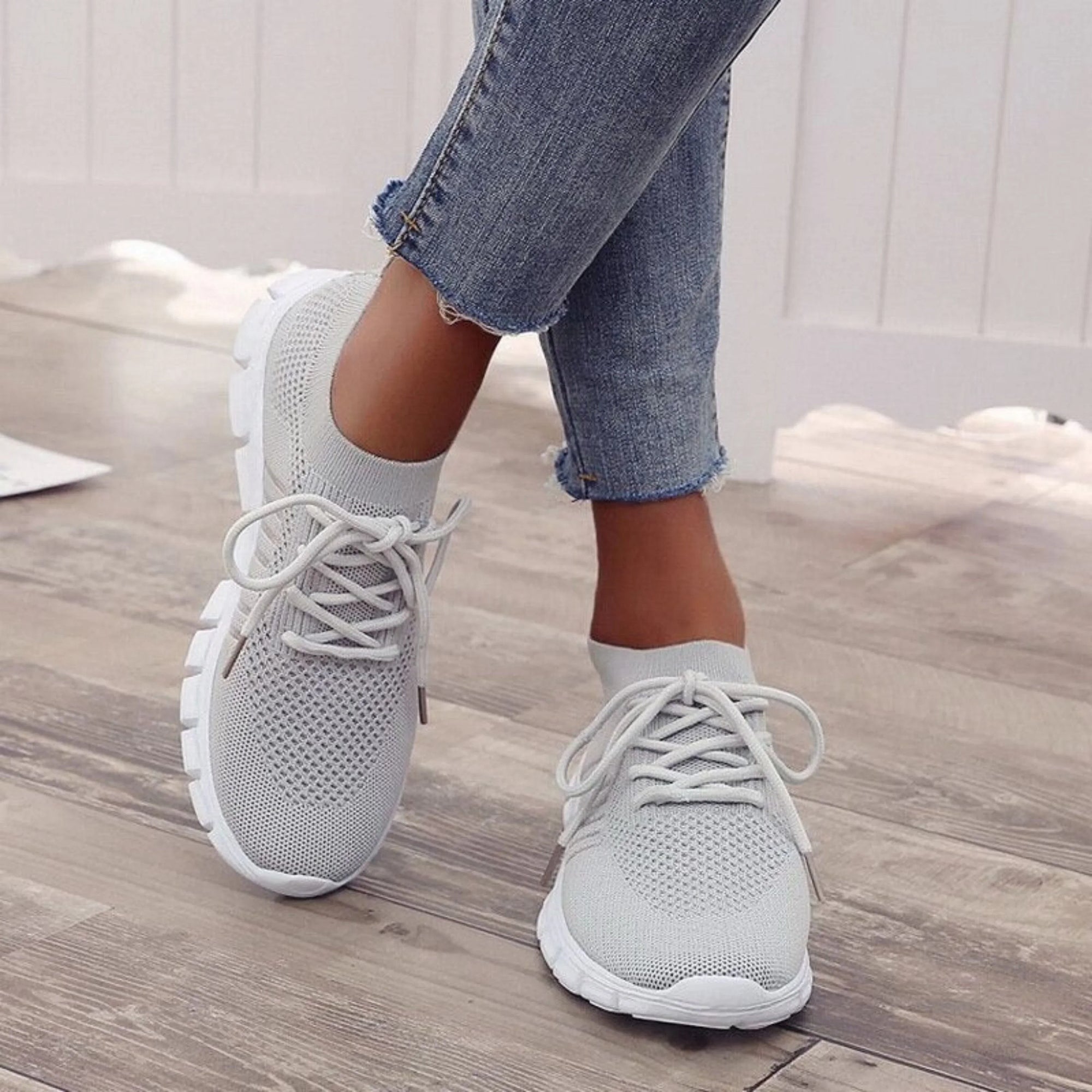 Basket Confort Respirante en Maille pour Femme