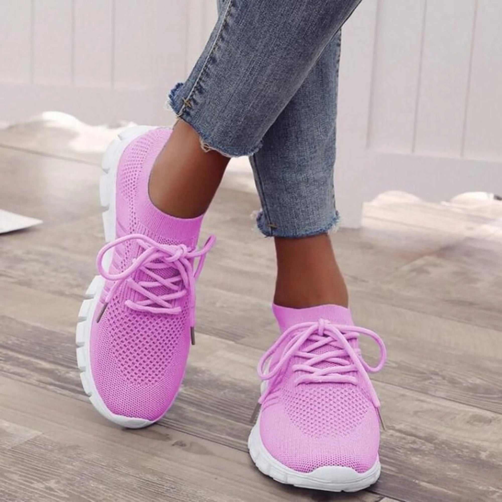 Basket Confort Respirante en Maille pour Femme