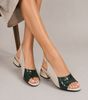 Sandales à Talons Moyen en Cuir pour Femmes | Idéales pour l'Été