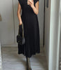 Robe Longue Plissée sans Manches pour Femme | Idéale pour le Quotidien