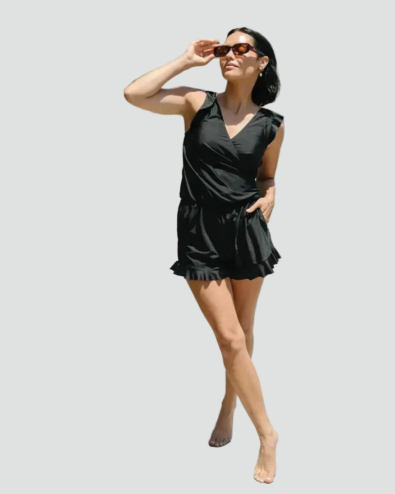 Maillot de bain une pièce sculptant pour femme | Idéale pour la plage