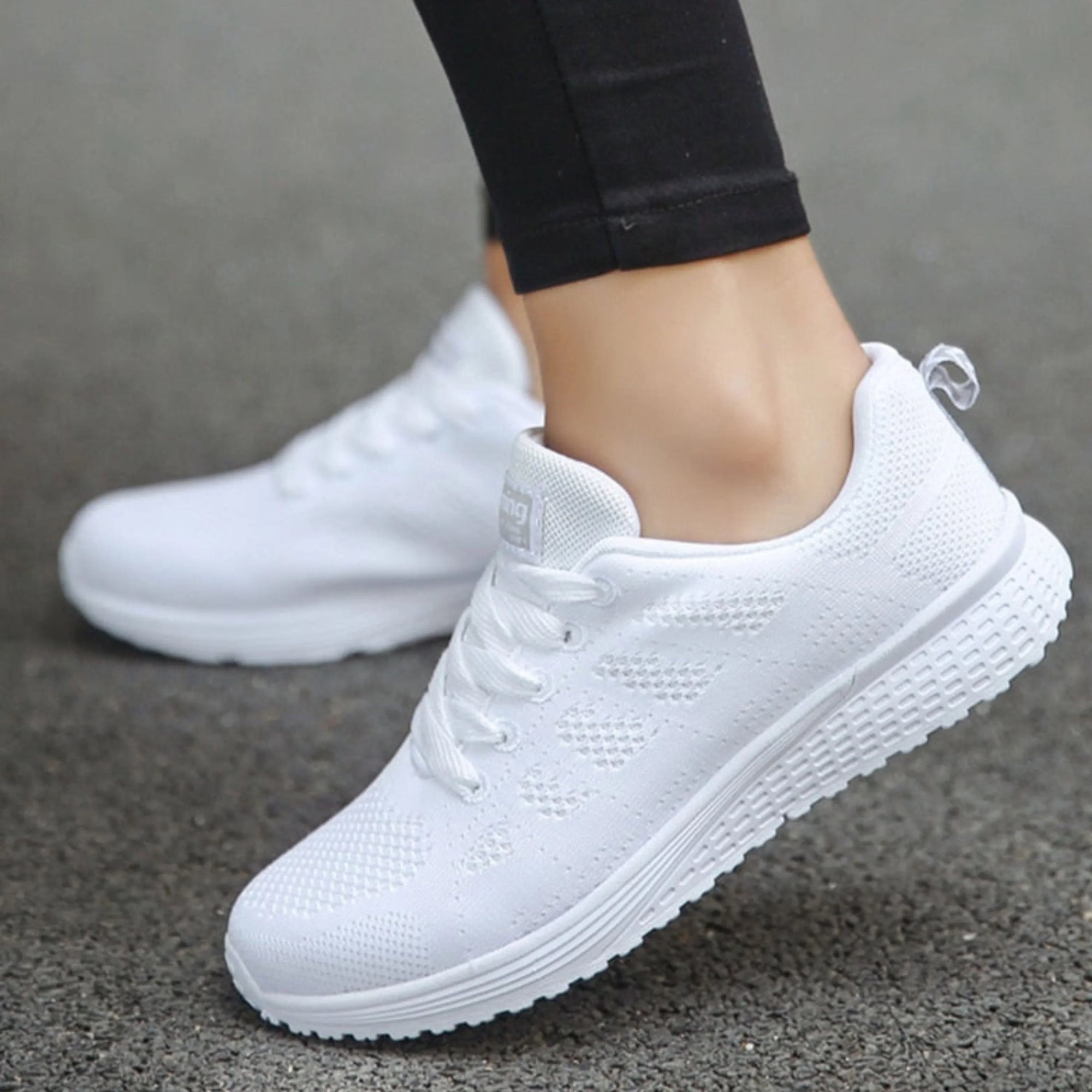 Basket Running Sport en Maille pour Femme