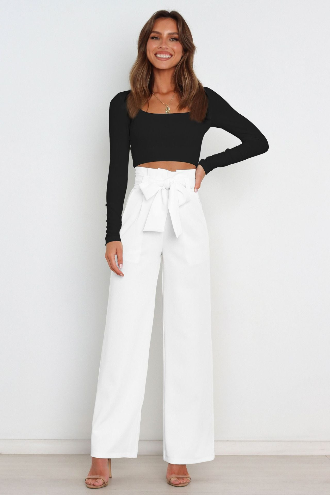 Pantalon Femme Coupe Large pour l'Été