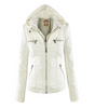 Veste Motard Chic en Similicuir pour Femmes