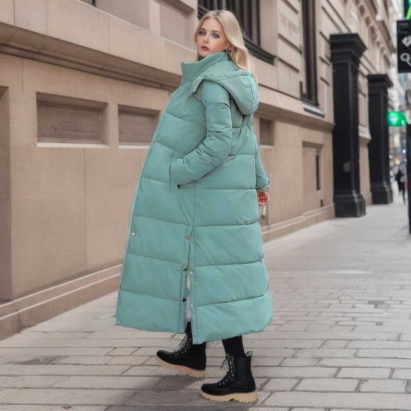 Manteau Long d'Hiver Élégant pour Femmes