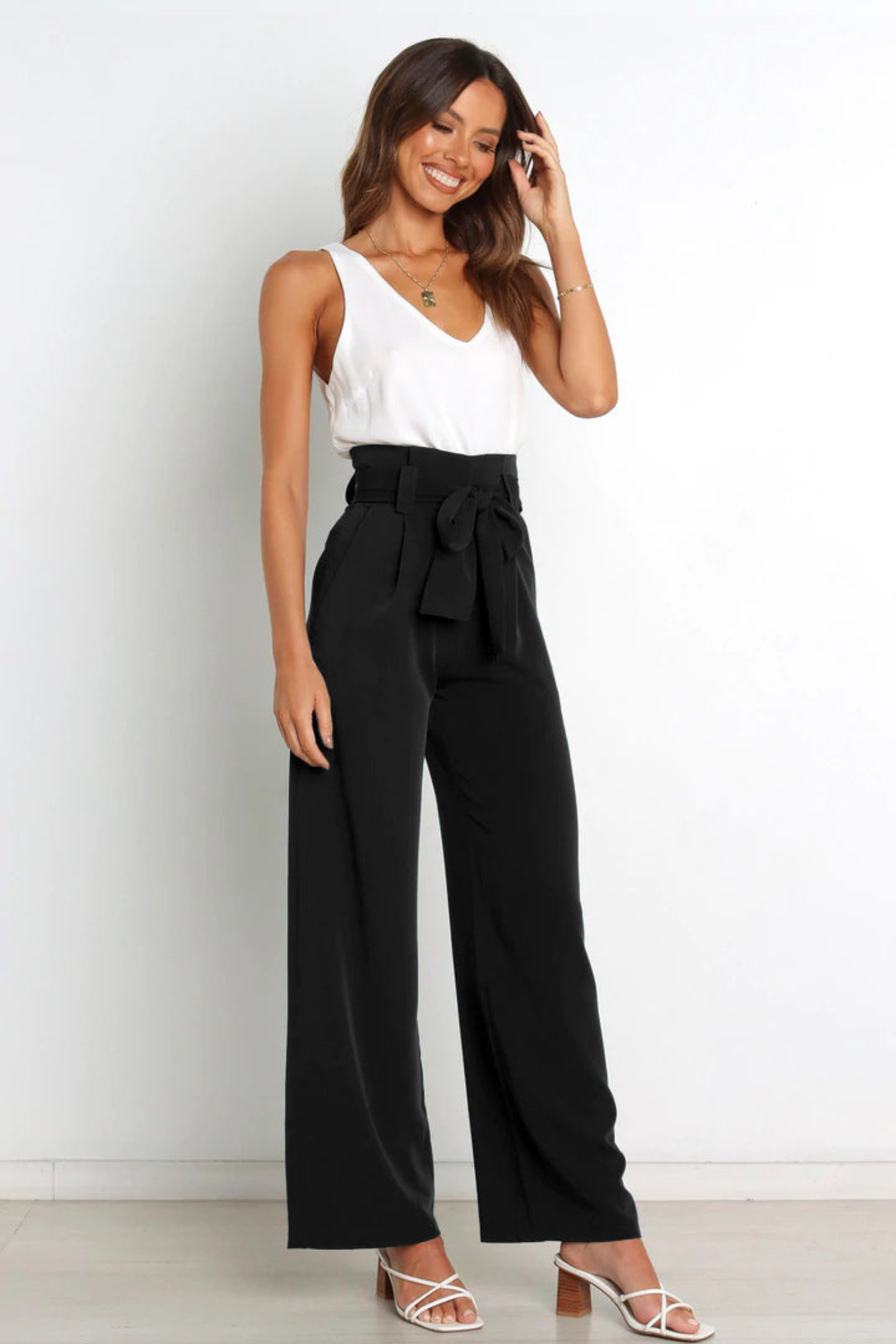 Pantalon Femme Coupe Large pour l'Été