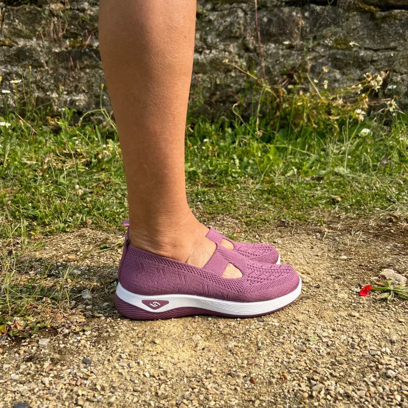 Basket Confortable et Légère Sans Lacets en Maille pour Femme