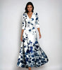 Robe Maxi Imprimée à Enveloppement pour Femmes