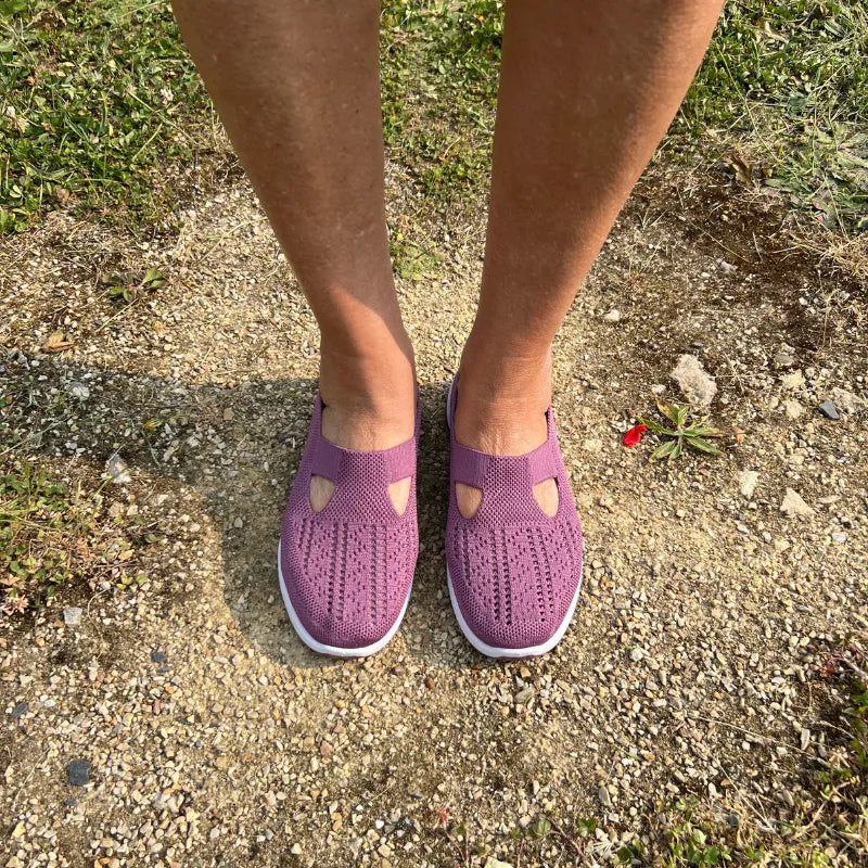 Basket Confortable et Légère Sans Lacets en Maille pour Femme