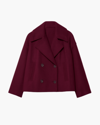 Veste Courte Chic à Double Boutonnage pour Femmes