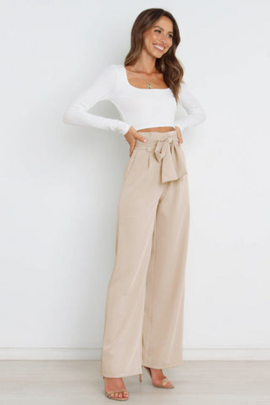 Pantalon Femme Coupe Large pour l'Été