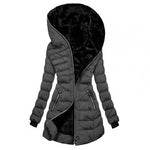 Veste d'Hiver Longue et Élégante pour Femme - Doublure en Fleece