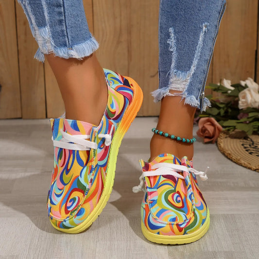 Chaussures de Sport Colorées à la Mode pour Femmes