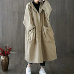 Trench Coat Oversize Élégant pour Femmes