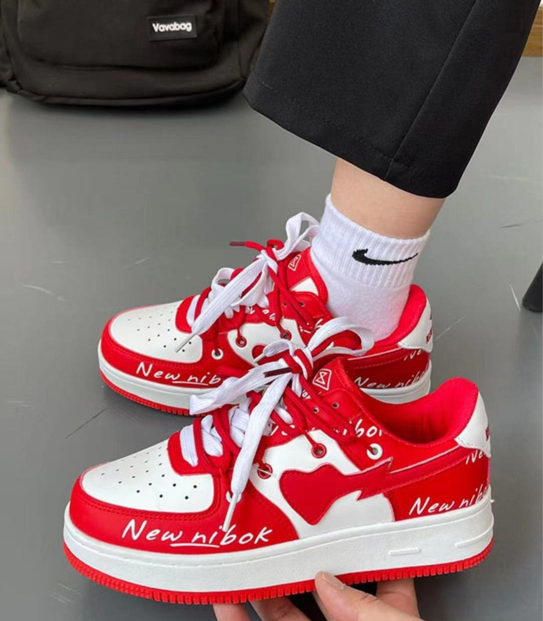 Sneakers Design Cœur pour Femmes