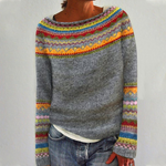 Pull d'Hiver Classique en Tricot pour Femmes
