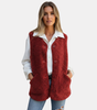 Gilet en polaire teddy pour femmes