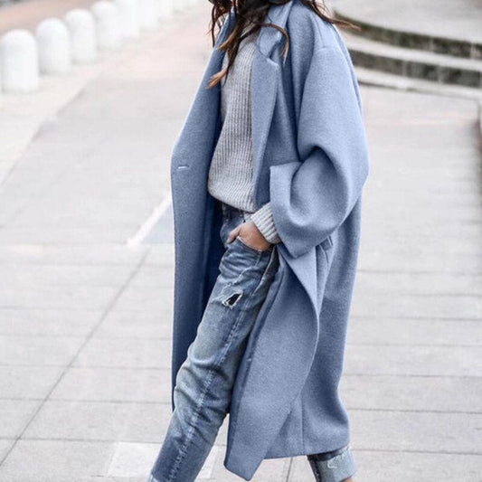 Manteau Oversized en Laine pour Femmes