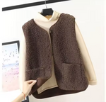 Gilet Fausse Fourrure Douillet pour Femmes