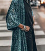 Cardigan à Paillettes Coupe Décontractée pour Femmes