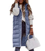 Veste à Capuche Longue Casual pour Femmes