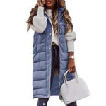 Veste à Capuche Longue Casual pour Femmes