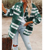 Veste d'Hiver Oversize Carreaux pour Femmes