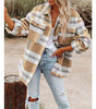 Veste d'Hiver Oversize Carreaux pour Femmes