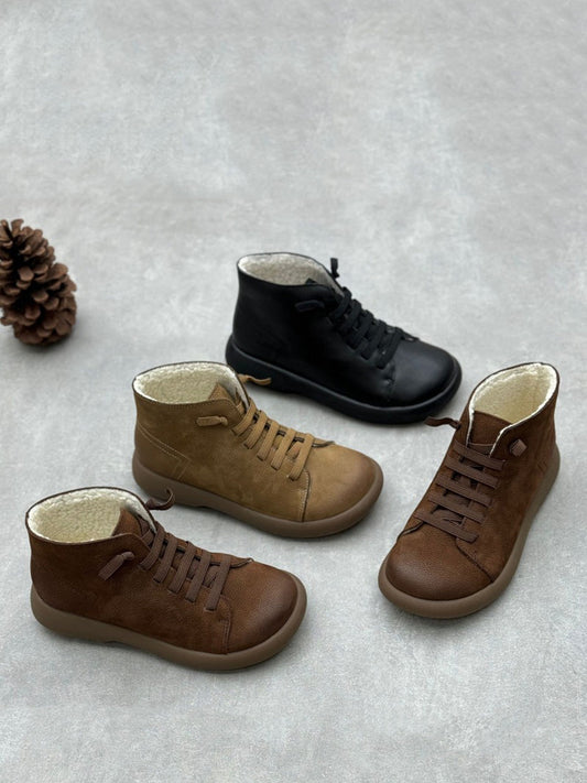 Bottines Chelsea en Cuir pour Femme