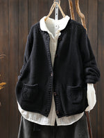 Pull à col rond et manches longues pour Femme