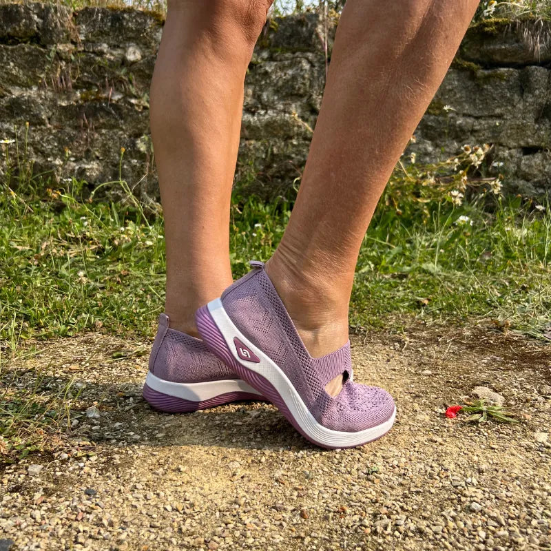 Basket Confortable et Légère Sans Lacets en Maille pour Femme