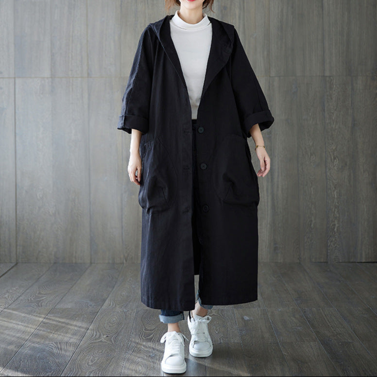 Trench Coat Oversize Élégant pour Femmes