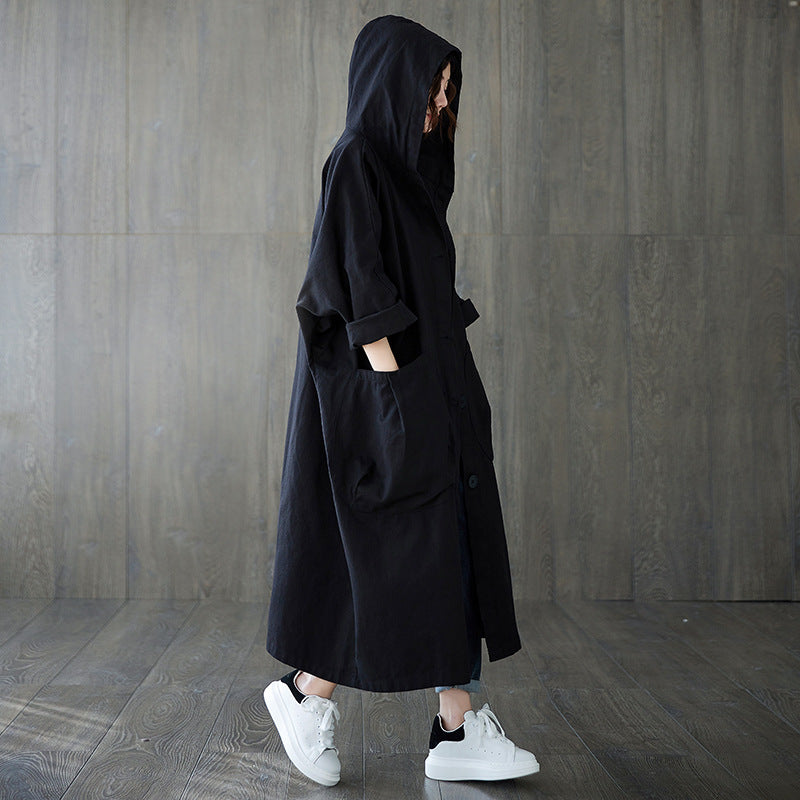 Trench Coat Oversize Élégant pour Femmes