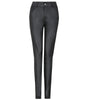 Pantalon Taille Haute en Simili Cuir Coupe Slim pour Femme