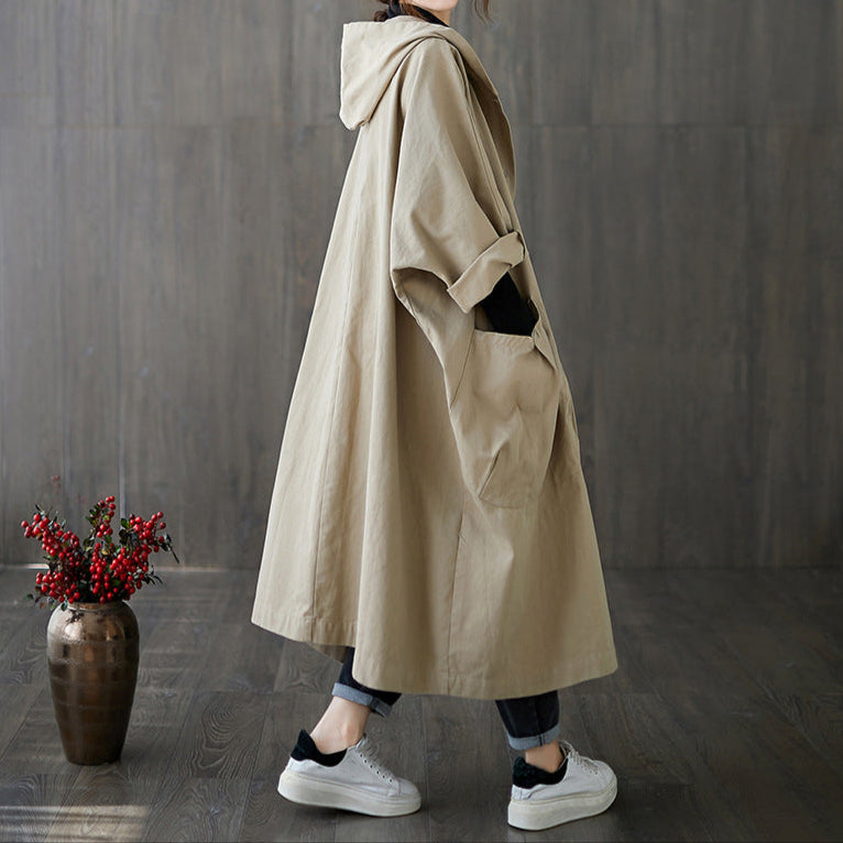 Trench Coat Oversize Élégant pour Femmes