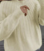 Pull en Tricot à Manches Longues pour Femmes