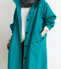 Trench Habillé à Capuche pour Femmes