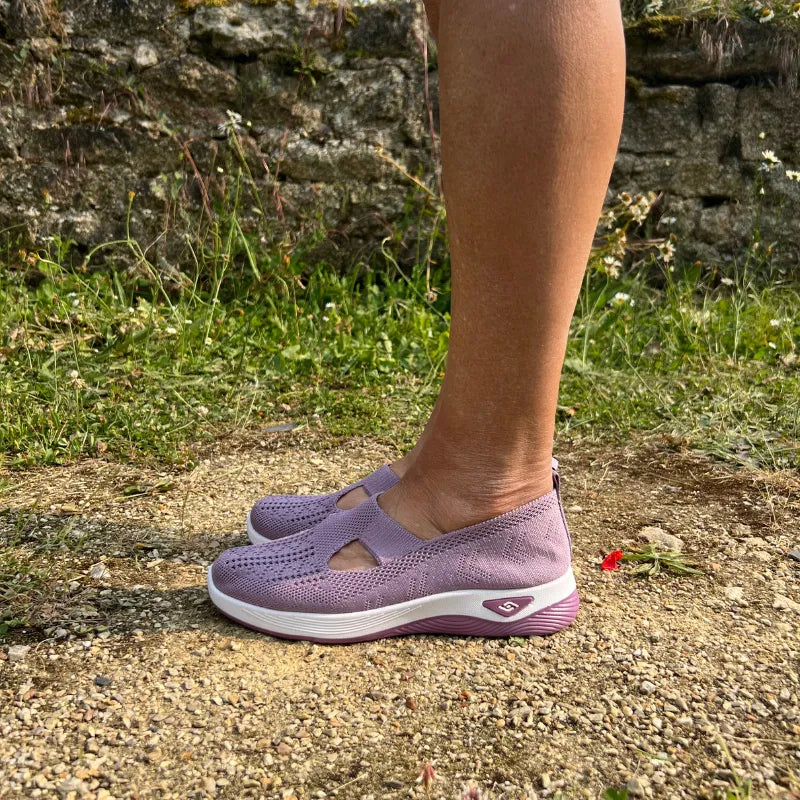 Basket Confortable et Légère Sans Lacets en Maille pour Femme