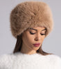 Chapeau Rond Fourrure pour Femmes