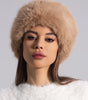 Chapeau Rond Fourrure pour Femmes