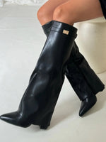 Elegant High Boots with Block Heel for Women
