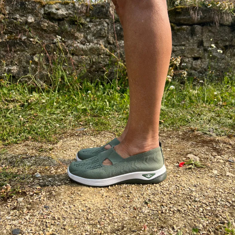 Basket Confortable et Légère Sans Lacets en Maille pour Femme
