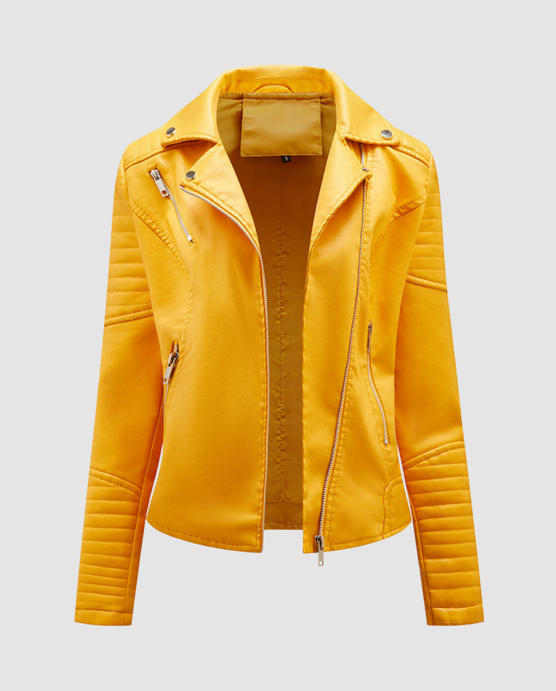 Veste Motard Perfecto Asymétrique en Simili Cuir pour Femme
