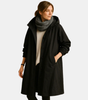 Manteau long en coton pour femmes