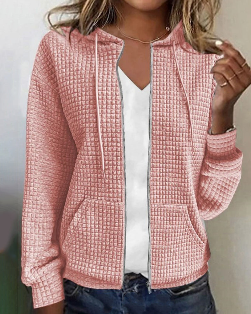 Sweat à Capuche Zippé pour Femmes