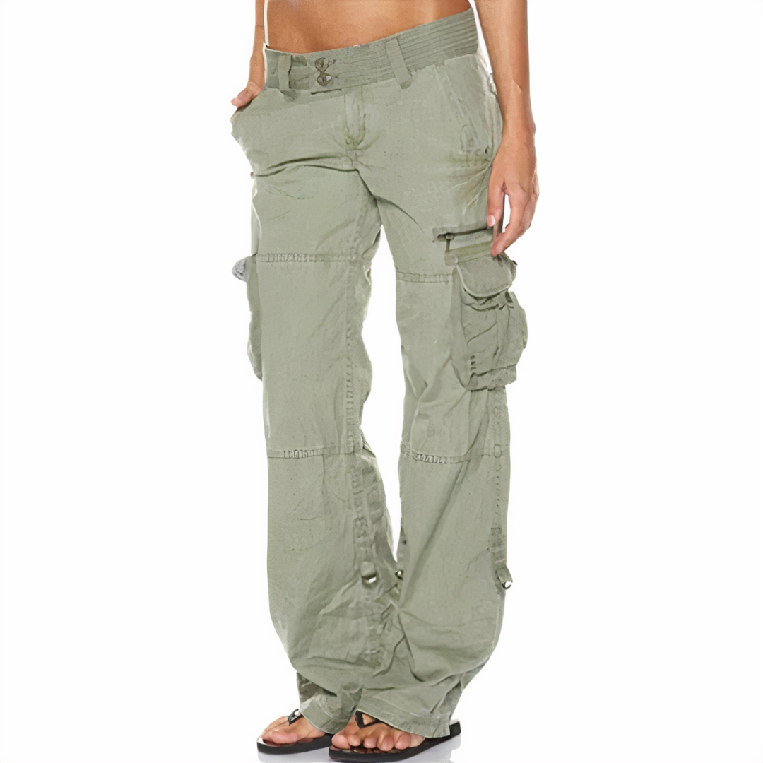 Pantalon Cargo en Coton pour Femmes
