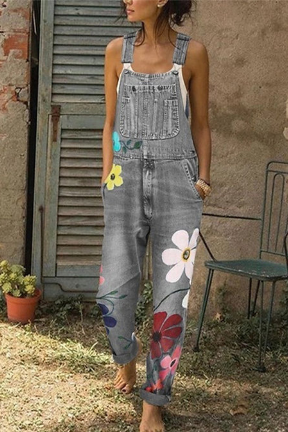 Salopette Denim Artisanale pour Femmes