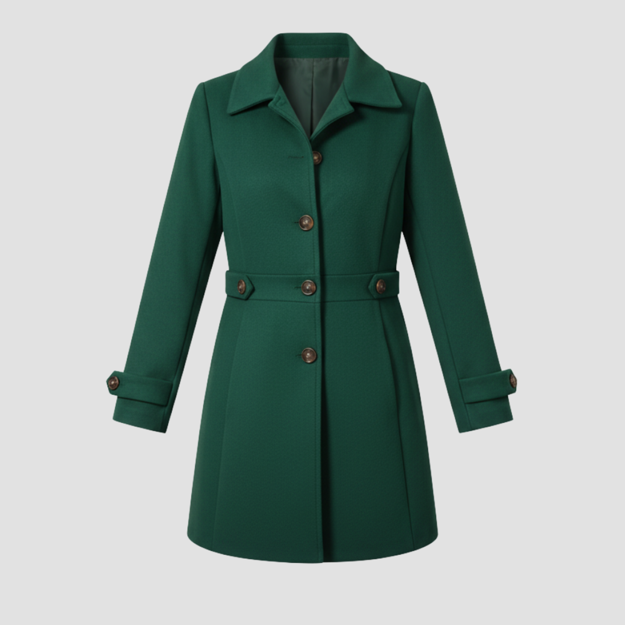 Manteau Élégant Mi-Long pour Femme